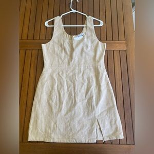 Brand New Olivaceous Beige Strap Dress
